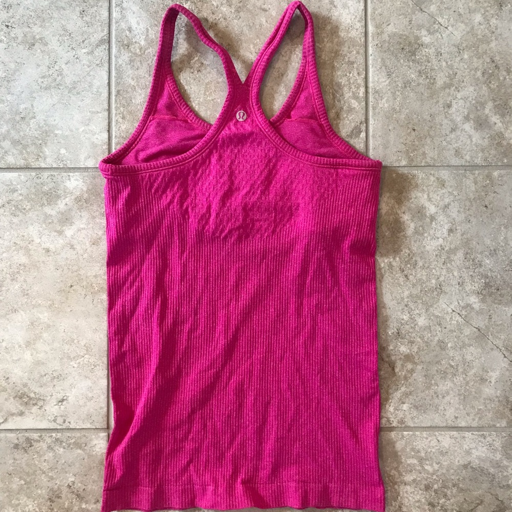 Lululemon hot pink workout top